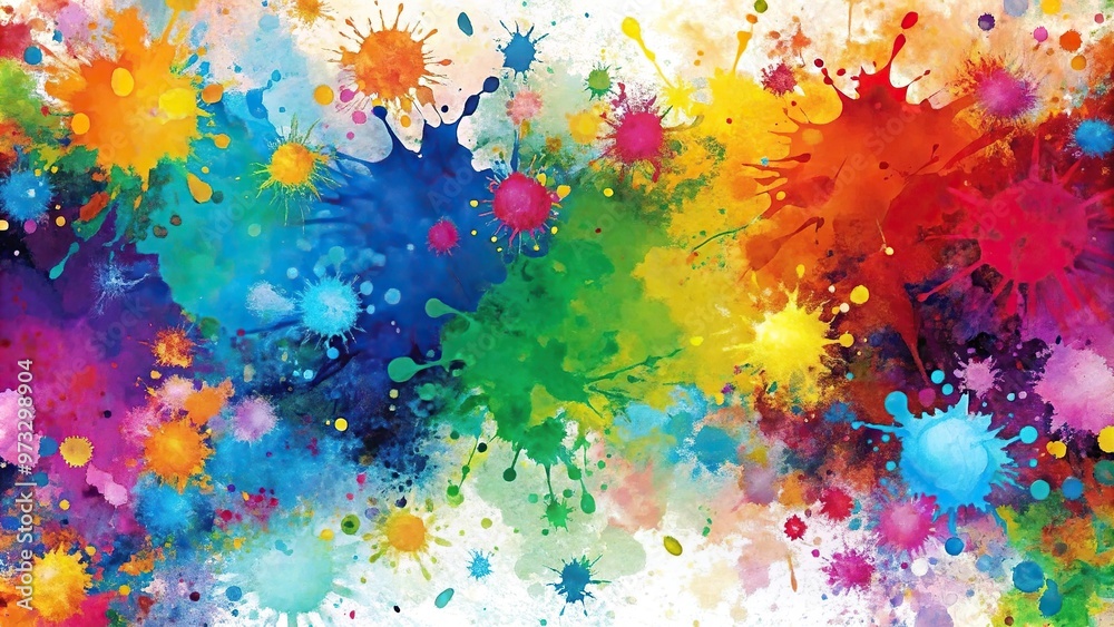 Fototapeta premium colorful paint splats and splatters background