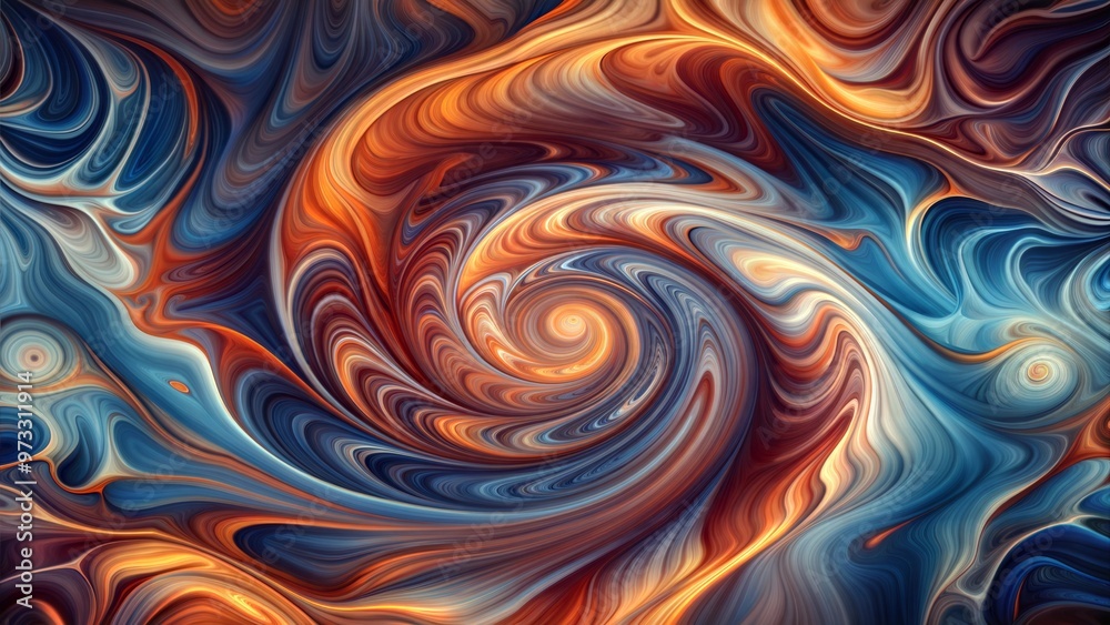 Abstract Marbled Swirls in Earthy Tones Abstract Marbled Swirls in Earthy Tones
