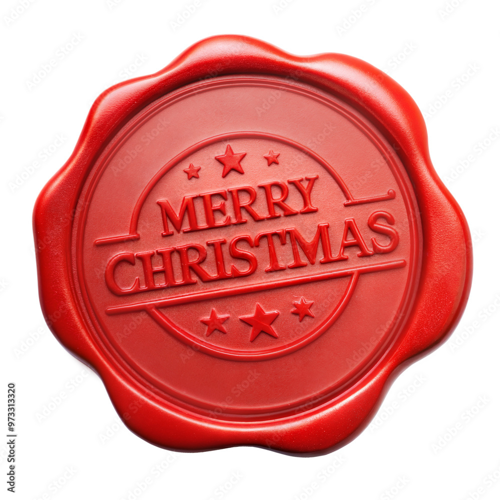 Red Merry Christmas Seal Stamp Isolated on White Transparent Background, PNG Element Red Merry Christmas Seal Stamp Isolated on White Transparent Background, PNG Element