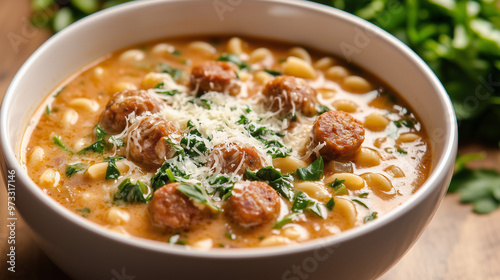 Creamy Parmesan Italian Sausage Soup photo