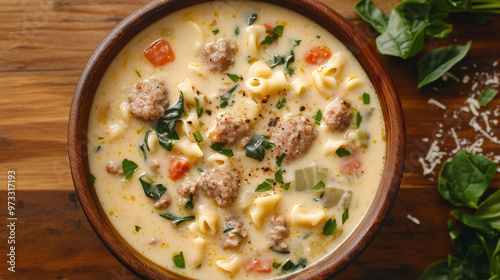 Creamy Parmesan Italian Sausage Soup photo