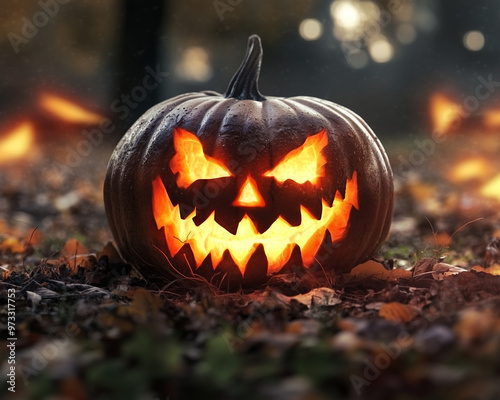 halloween jack o lantern photo