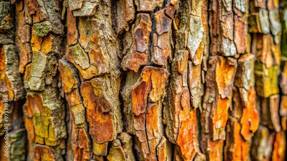 Extreme close up of the textured cortex bark of a tree showcasing the intricate patterns and rich colors of the wood, tree texture, cortex bark, natural pattern, textured surface Extreme close up of the textured cortex bark of a tree showcasing the intricate patterns and rich colors of the wood, tree texture, cortex bark, natural pattern, textured surface