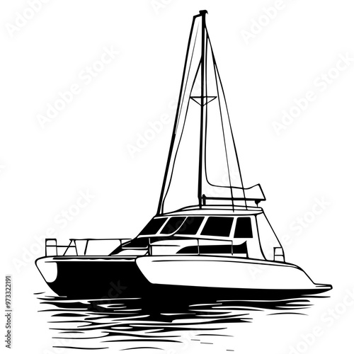 Catamaran Vector