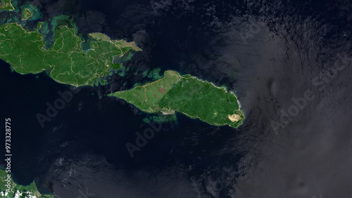 Rapu Rapu Island. Philippines. Satellite, October 6, 2023 photo