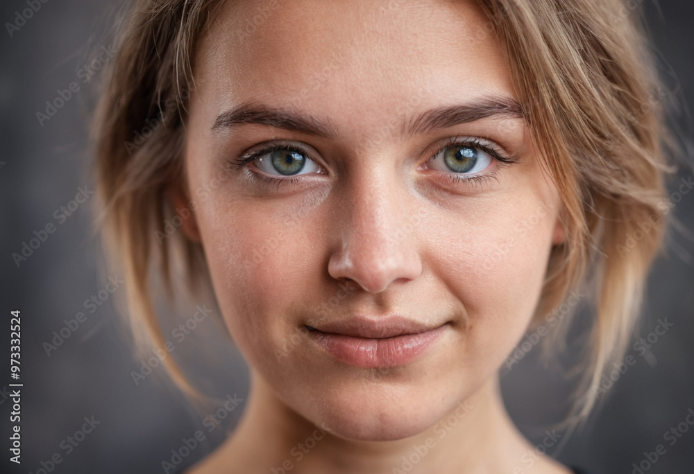 young woman, close-up portrait, eyes, hopeful and positive excited nervous, age 18-30, growing up, everyday life, having a good time, content and happy, caucasian, dreamy young woman, close-up portrait, eyes, hopeful and positive excited nervous, age 18-30, growing up, everyday life, having a good time, content and happy, caucasian, dreamy