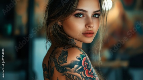 tattooed girl 