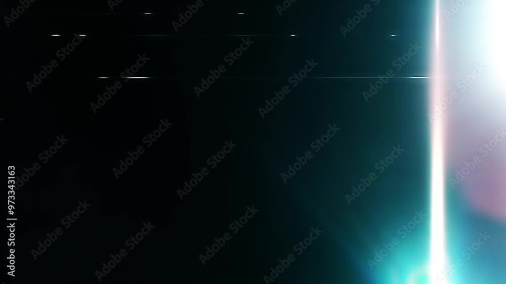 Blue gradient. Defocused background. Glowing overlay. Deep ocean of shiny lens flare lines leaking on blurred surface slow motion.