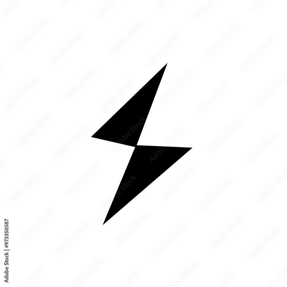 Naklejka premium lightning icon