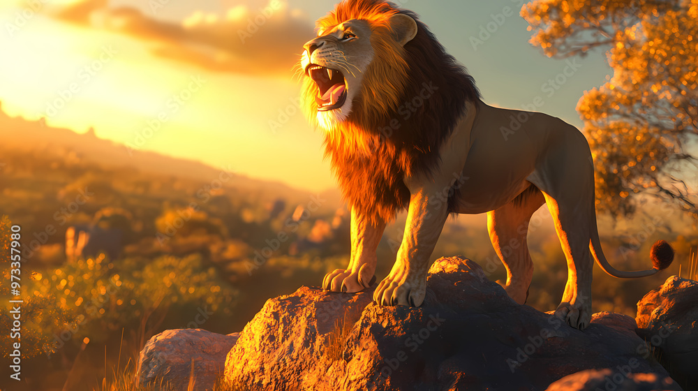 Obraz premium lion
