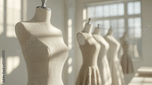 High-Quality Dress Forms in Fashion Studio