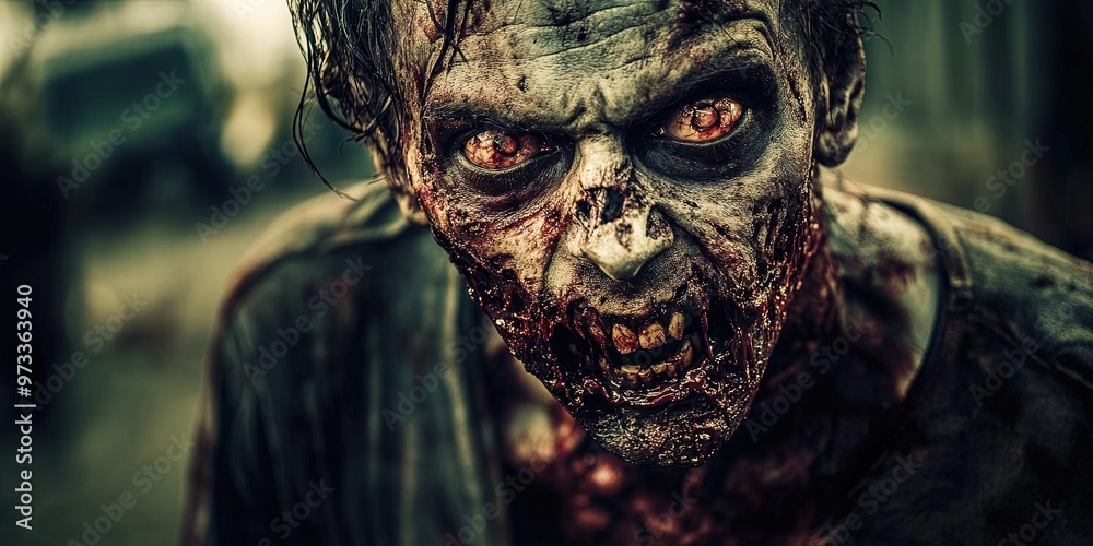 Obraz premium zombie - reanimated undead corpse