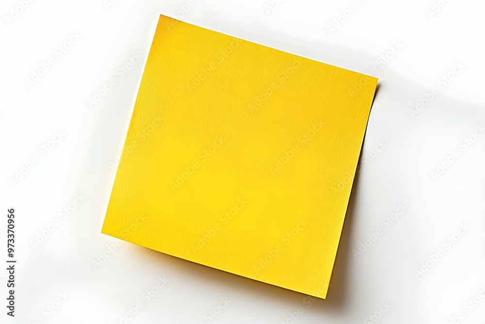 Yellow sticky post it note isolated on white background. Yellow sticky post it note isolated on white background.