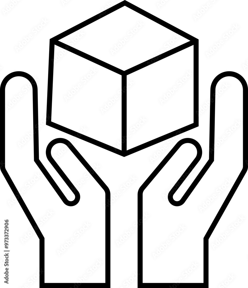 Handle with care sign icon isolated on transparent background, black vector . Fragile box symbol Logistics and delivery shipping label. hand holding box important package handing sign. Handle with care sign icon isolated on transparent background, black vector . Fragile box symbol Logistics and delivery shipping label. hand holding box important package handing sign.