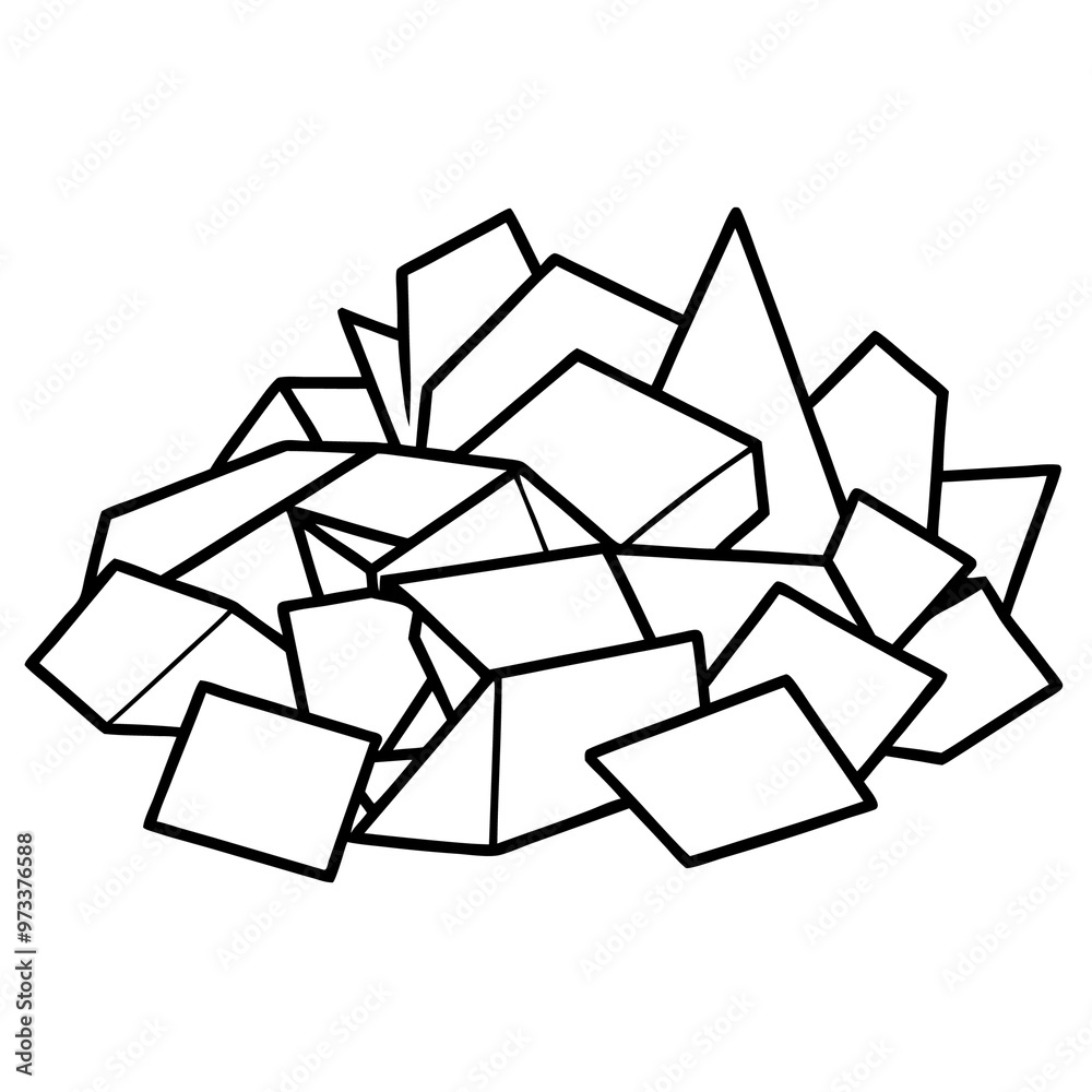glass rubbish outline coloring book page line art drawing glass rubbish outline coloring book page line art drawing