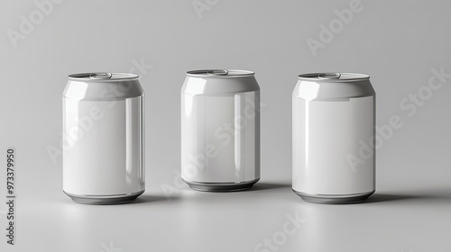 Product Packaging Can Label Mockup