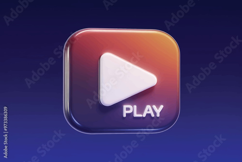 Social media logo icons isolated 3d render illustration