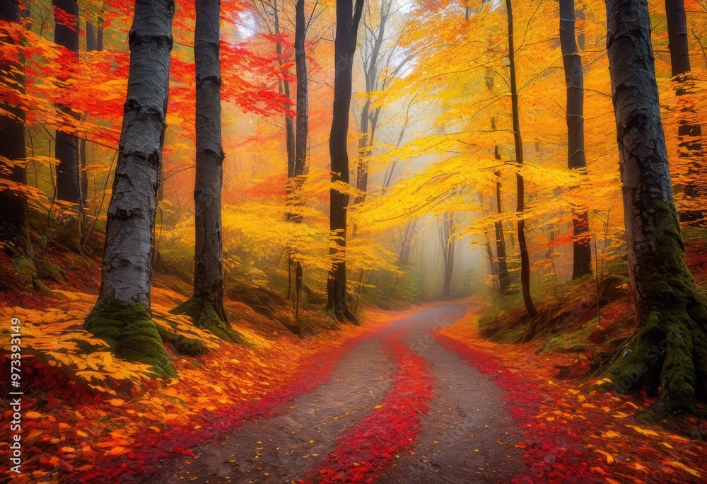 vibrant autumn foliage natural settings showcasing rich palette colors textures amidst lush landscapes, nature, leaves, trees, forest, scenery, season vibrant autumn foliage natural settings showcasing rich palette colors textures amidst lush landscapes, nature, leaves, trees, forest, scenery, season