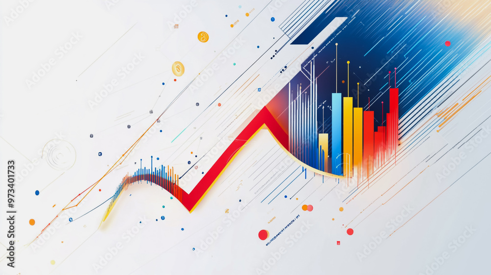 charts and graphs with statistics to innovative analyze business potential and forecast future development of companies growth. charts and graphs with statistics to innovative analyze business potential and forecast future development of companies growth.