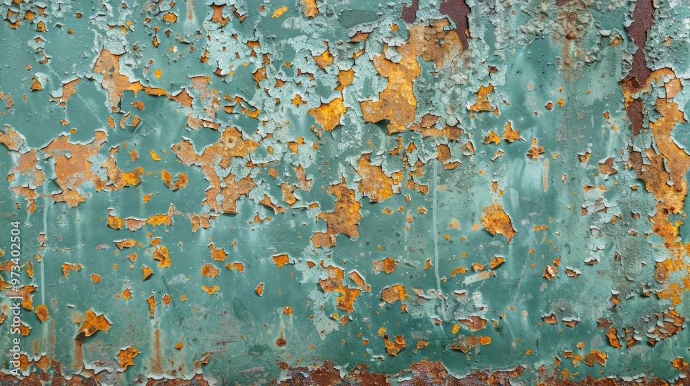 Steel sheet with chipped paint surface Steel sheet with chipped paint surface