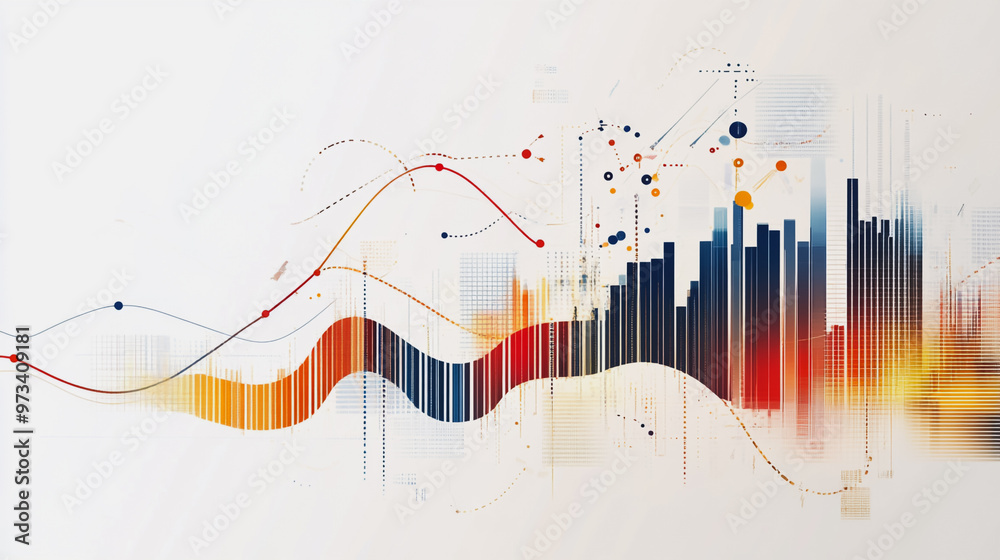 charts and graphs with statistics to innovative analyze business potential and forecast future development of companies growth. charts and graphs with statistics to innovative analyze business potential and forecast future development of companies growth.