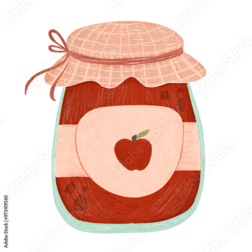 Apple Jam Jar