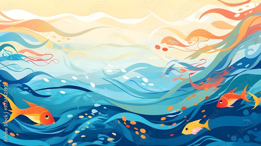 background with waves background with waves