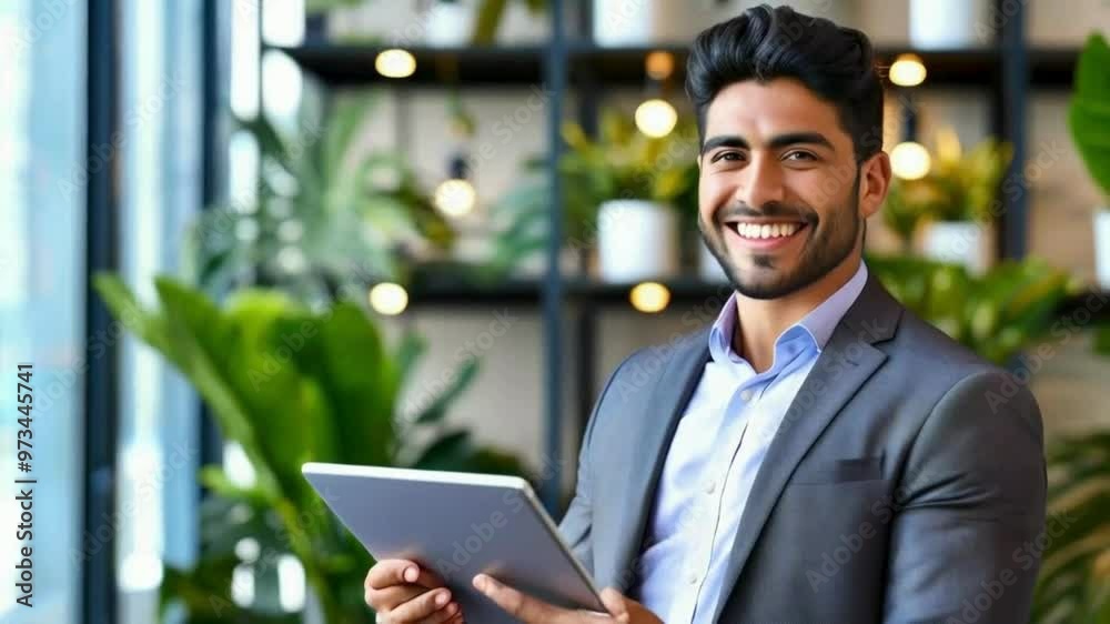 businessman working on Tablet businessman working on Tablet