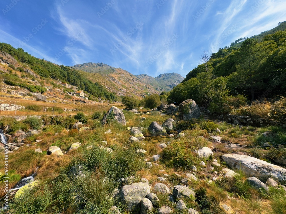 Fototapeta premium mountain landscape with sky