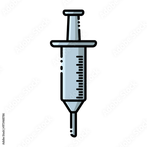 syringe icon for app or web