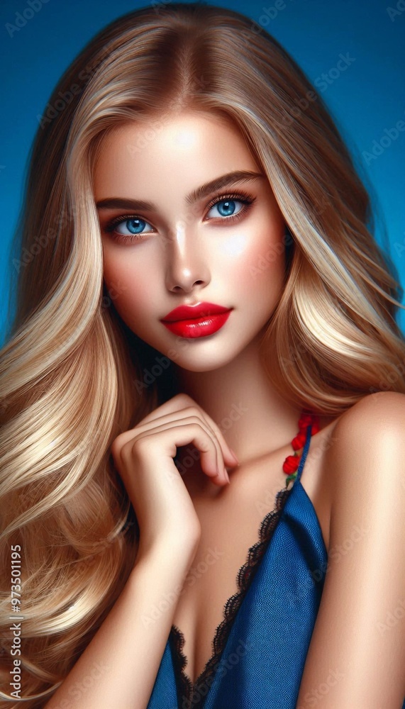 blonde Schönheit