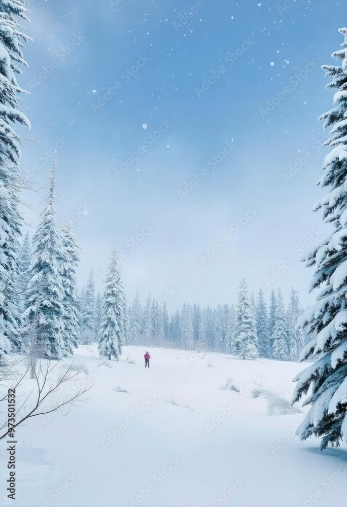 Fototapeta premium Winter landscape