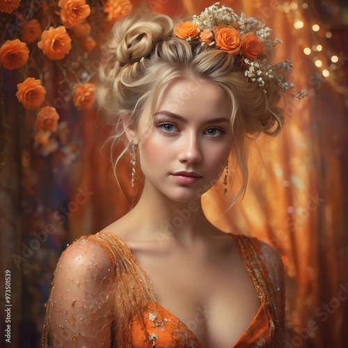 blonde Schönheit