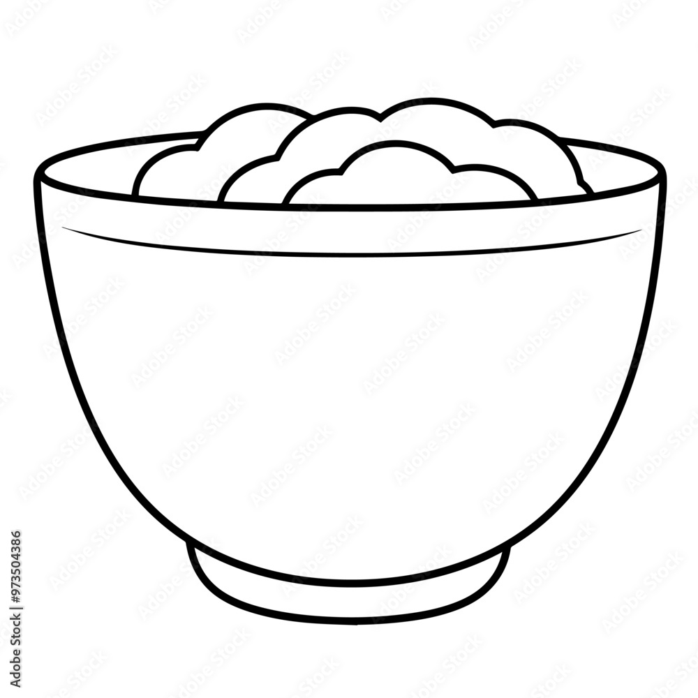 Serve up style with a bowl outline icon vector, perfect for modern and versatile design applications. Serve up style with a bowl outline icon vector, perfect for modern and versatile design applications.