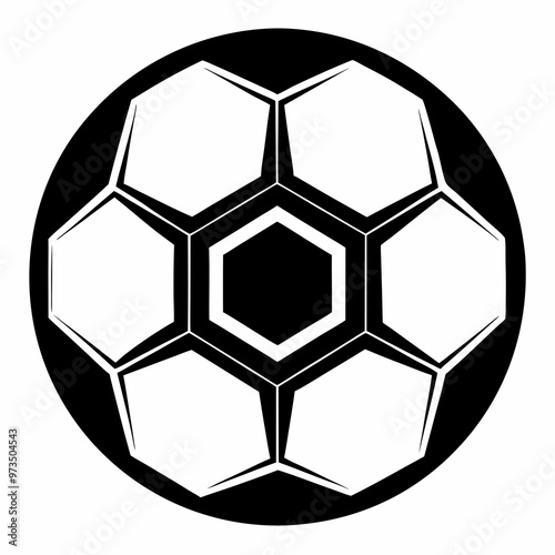 soccer ball on white background