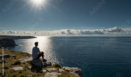 Beautiful background with sea