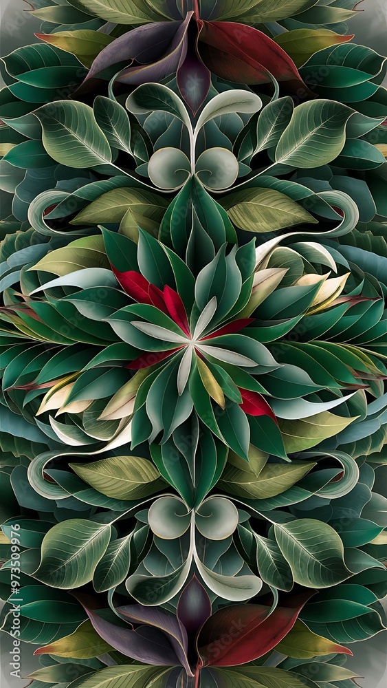 Floral Design. Leaves Floral Design. Leaves