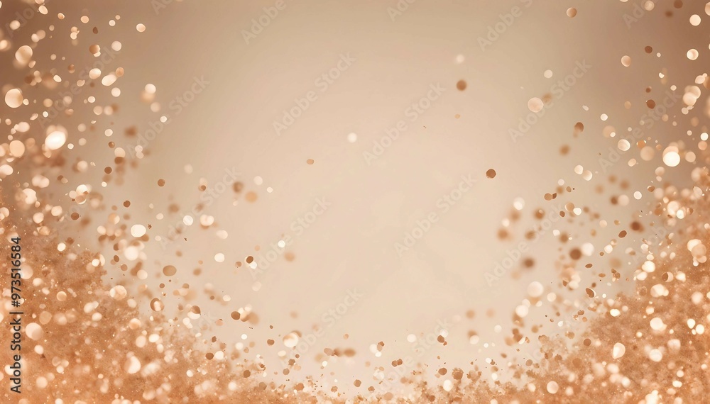 Background with golden particles and texture