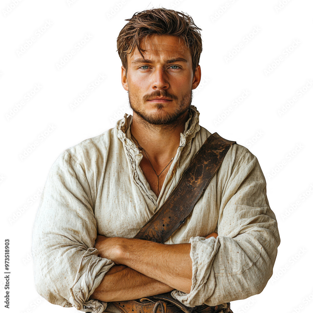 Handsome Russia - Russian man isolated on a transparent background png file Handsome Russia - Russian man isolated on a transparent background png file