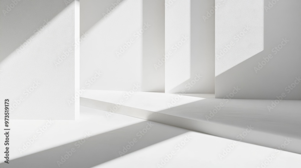 Clean, minimalist white background with soft gradients and light shadows, offering a fresh and elegant canvas for product photography or designs Clean, minimalist white background with soft gradients and light shadows, offering a fresh and elegant canvas for product photography or designs