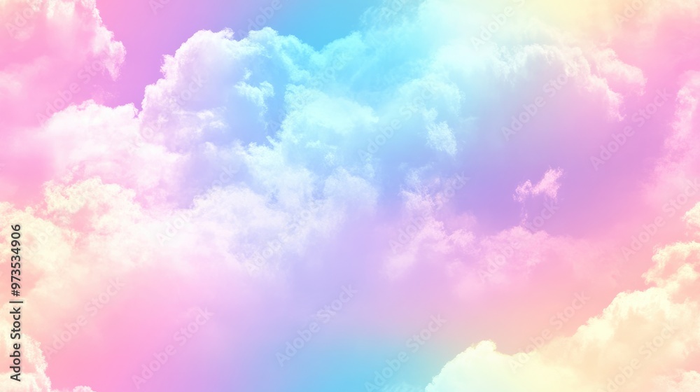 Pastel sky with a colorful gradient and rainbow background Abstract bright candy like colors Pastel sky with a colorful gradient and rainbow background Abstract bright candy like colors