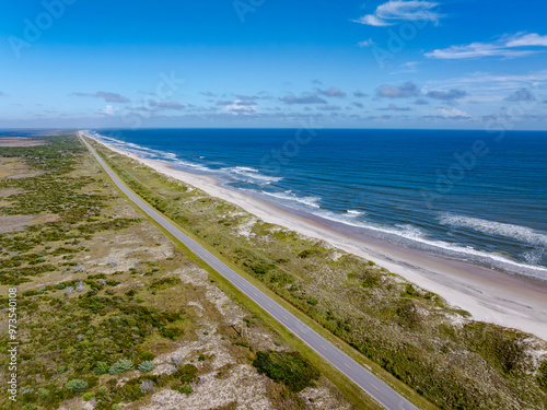 Fotografija Ocracoke Island Outer Banks Beach Aerial