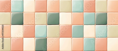 Ceramic Tile Floor Texture Or Background Texture Ai Generated