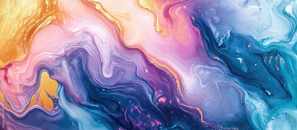 Abstract acrylic background featuring a marble style design Textured paint strokes on paper create a unique wallpaper suitable for web and game design Macro shot of original hand painted artwork Su Abstract acrylic background featuring a marble style design Textured paint strokes on paper create a unique wallpaper suitable for web and game design Macro shot of original hand painted artwork Su