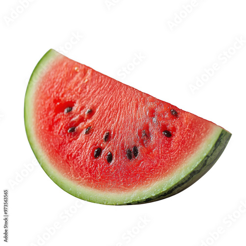 Obraz na płótnie Watermelon 1 slice isolated on transparent background png file w salonie