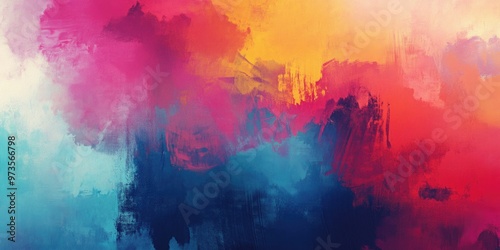 Abstract modern painting featuring a colorful textured illustration for a digital background Vibrant and visually striking design