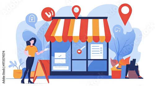 Local SEO Strategies for Small Businesses: Enhancing Visibility through Google My Business Optimization, Location-Based Keywords photo