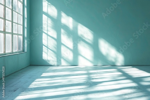 Empty Room With Natural Light Creative Copy Space Background Design Interior Concept , ai