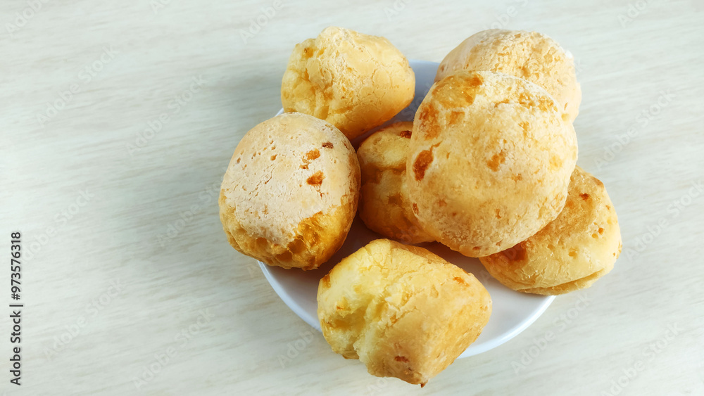 Fototapeta premium Brazilian snack from Minas Gerais state called cheese bread 