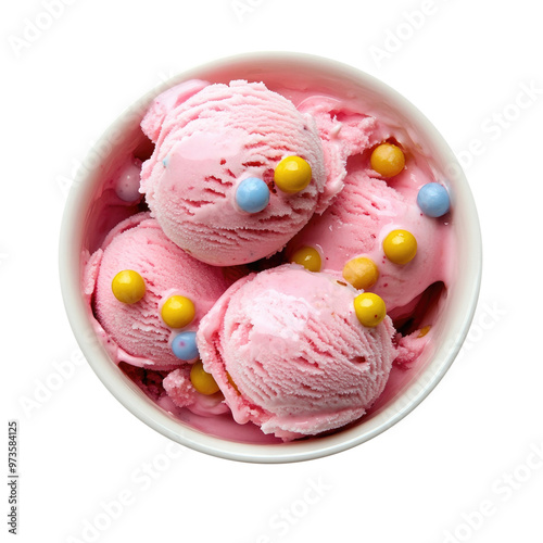 A Bowl of Pink Bubble Gum I...